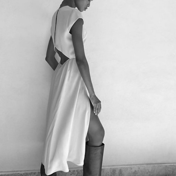 Aritzia Babaton Hamptons V-Neck Dress - Picture 3 of 6